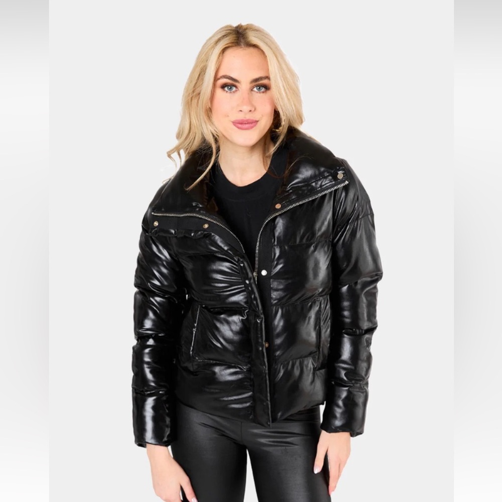 BUDDYLOVE ADDISON PUFFER JACKET - ONYX NWT
